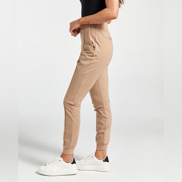 BYLT Premium Basics Women’s Elite+ Pintuck Jogger Color Dune Size Large - Picture 12 of 16
